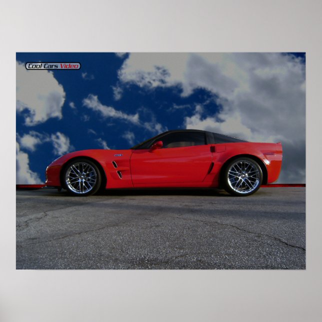 Poster Chevy Corvette ZR1 (Frente)