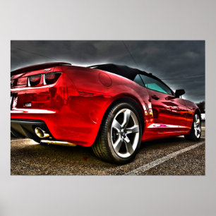 Póster Chevy lindo Camaro