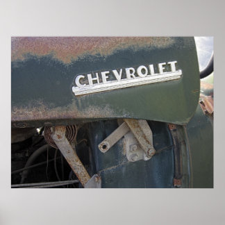 PÓSTER CHEVY TRUCK 1950