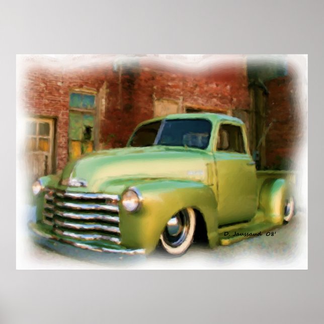 Póster Chevy Truck 50' (Frente)