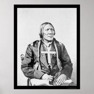 Póster Cheyenne indiano pouca veste 1870
