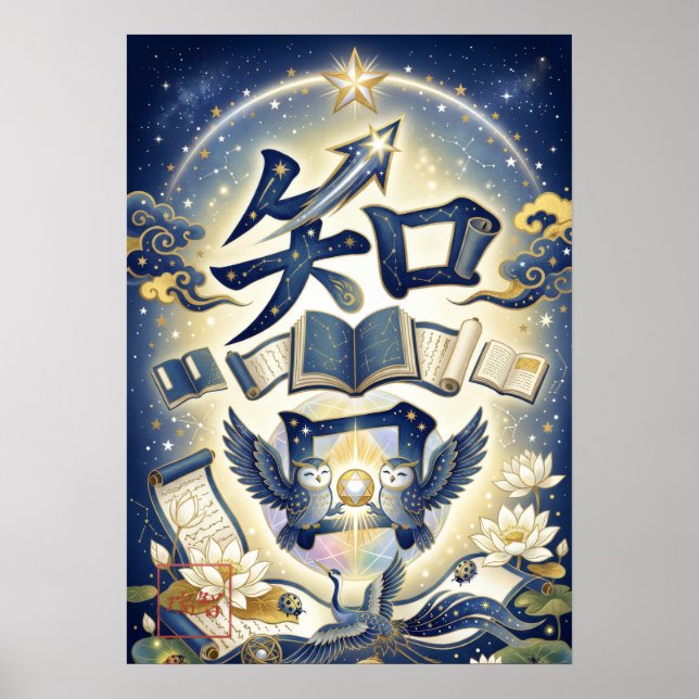 Poster Chi: Wisdom & Growth Art260050241 (Frente)