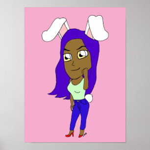 Poster Chibi Bunnygirl