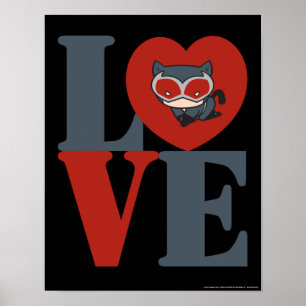 Póster Chibi CatWomen LOVE