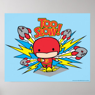 Póster Chibi Flash - Foguetes Insurdos
