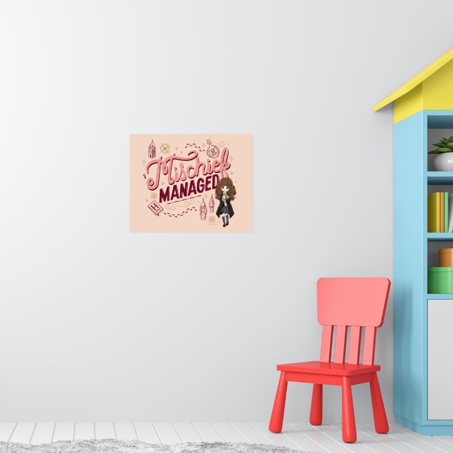 Poster Chibi Hermione "Mal Gerido" (Berçário 1)