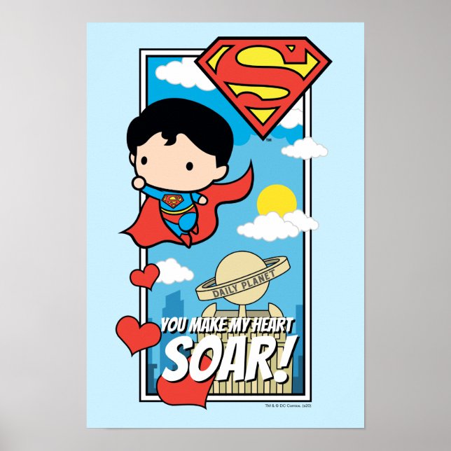 Poster Chibi Superman - Você Faz Meu Namorados De Soar Do (Frente)