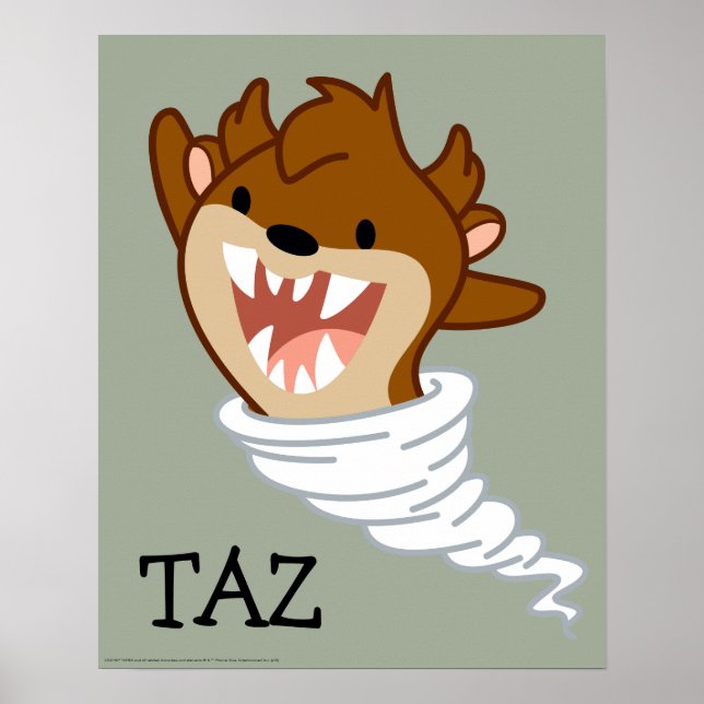 Póster Chibi Tornado TAZ™ (Frente)