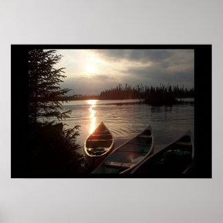 Póster Chibougamau Canoes