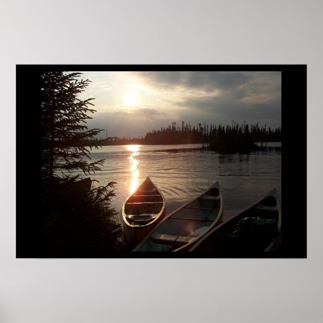 Póster Chibougamau Canoes (Frente)