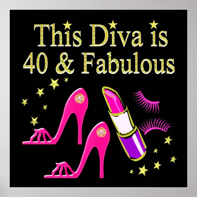 PÓSTER CHIC 40 E FABULOUS FASHION DESIGN (Frente)