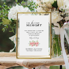 Poster Chic Boho - Cravagem De Boho No Sinal De Casamento