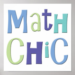 Poster Chic de Matemática