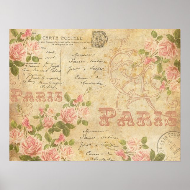 Poster Chic Paris (Frente)