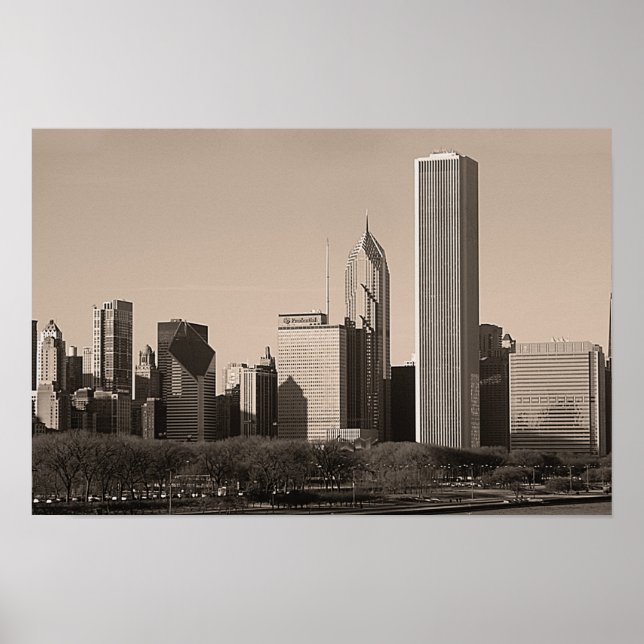 Poster Chicago Antiquada (Frente)