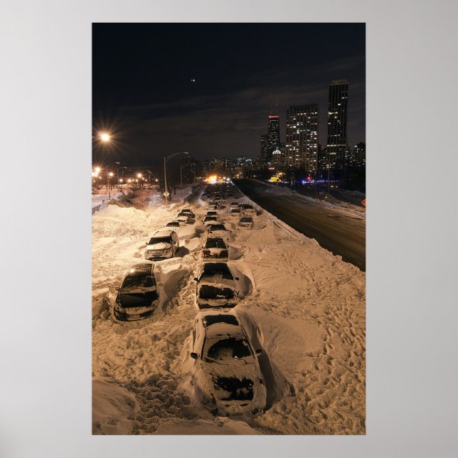 Poster Chicago Blizzard 2011 (Frente)