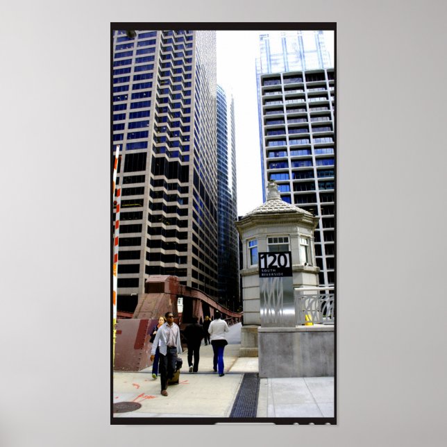 Poster Chicago Cityscape 2 (Frente)