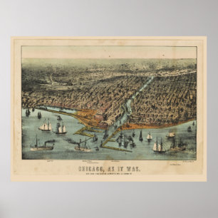 Poster Chicago, Como Era. Antes do Excelente de Chicago F