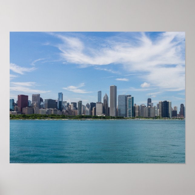 Poster Chicago Day Cityscape (Frente)