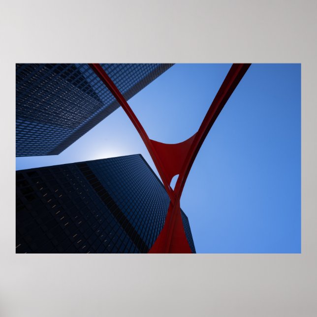 Poster Chicago Flamingo (Frente)