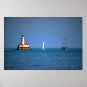 Poster Chicago Harbor