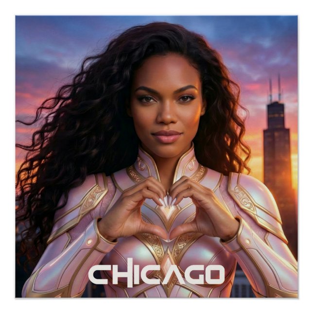 PÓSTER CHICAGO - HEROÍNA FEMININA (Frente)