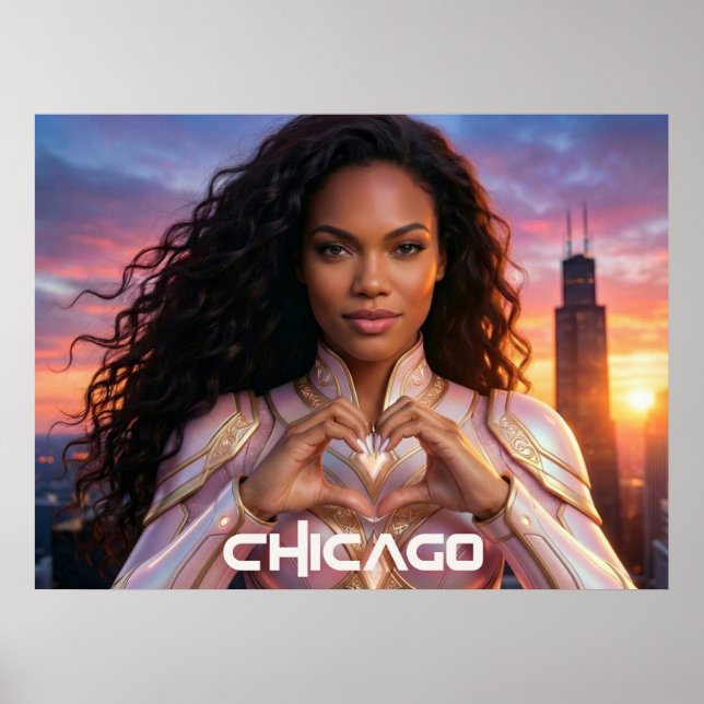 POSTER CHICAGO - HEROÍNA FEMININA (Frente)