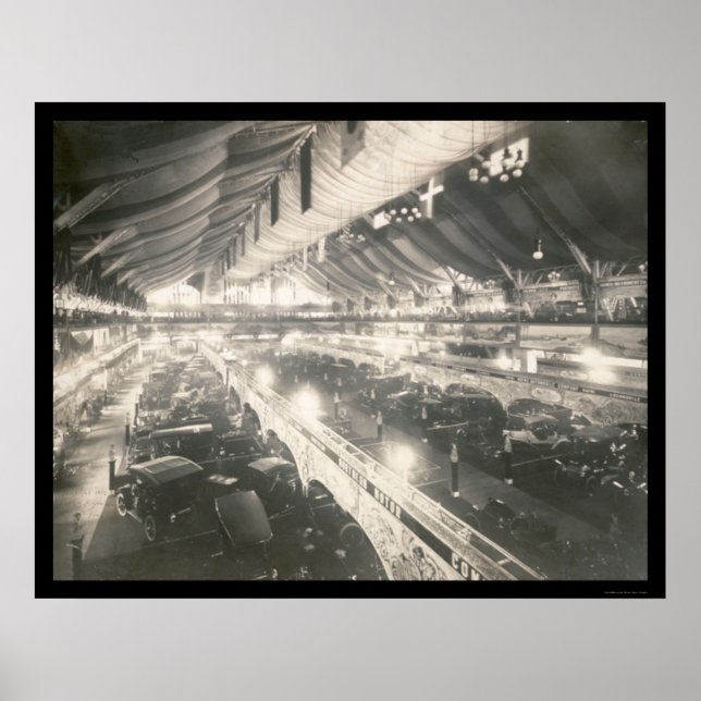 Póster Chicago, IL Auto Show Foto 1907 (Frente)