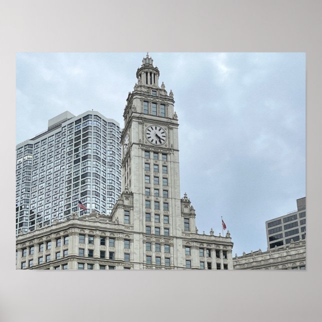 Poster Chicago Illinois (Frente)