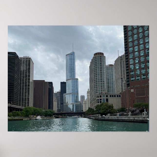 Poster Chicago Illinois (Frente)