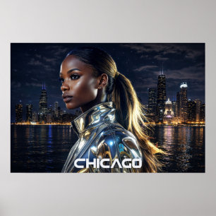 POSTER CHICAGO - ILLINOIS