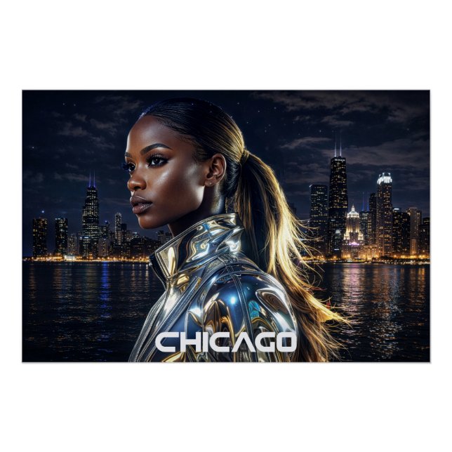 PÓSTER CHICAGO - ILLINOIS (Frente)