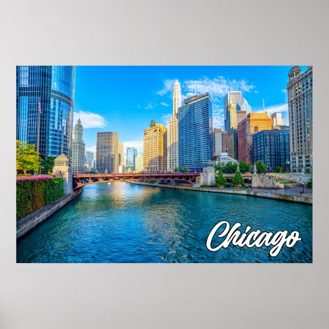 Poster Chicago, Illinois, Estados Unidos (Frente)