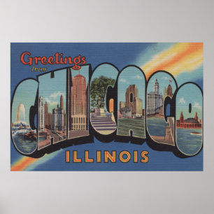 Poster Chicago, Illinois - grandes cenas 2 da letra