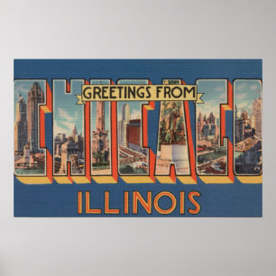 Poster Chicago, Illinois - grandes cenas da letra