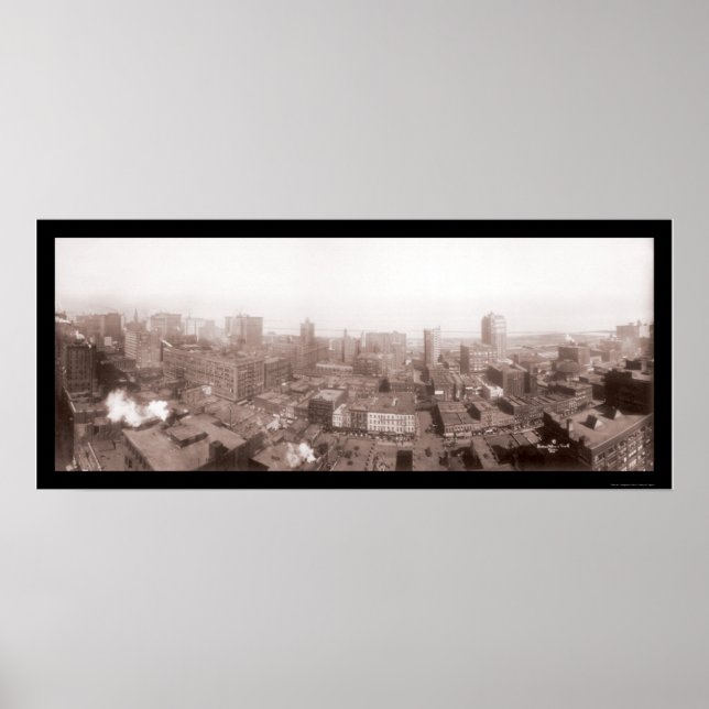 Poster Chicago Illinois Photo 1912 (Frente)