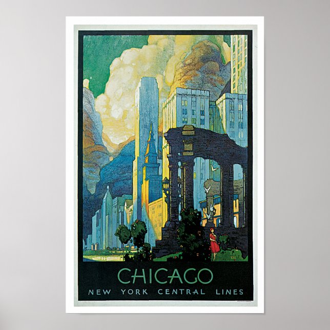 Poster Chicago ~ Linhas Centrais de Nova York (Frente)