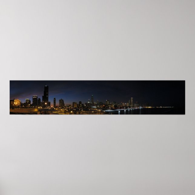 Poster Chicago Panorama (Frente)