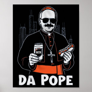 Poster Chicago Pope Leo Xiv da Pope