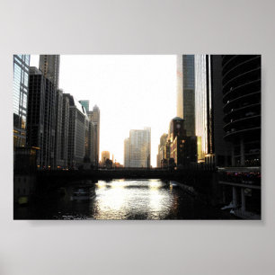 Poster Chicago River