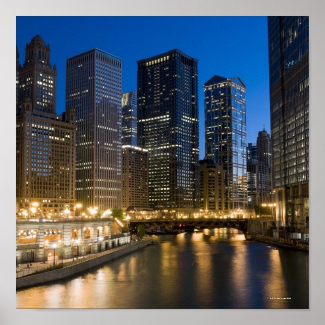 Póster Chicago Riverfront (Frente)