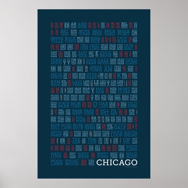 Poster Chicago - Sílaba (Frente)