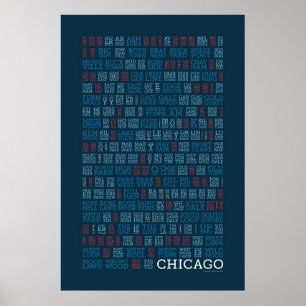 Poster Chicago silábica