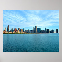 Poster Chicago Skyline