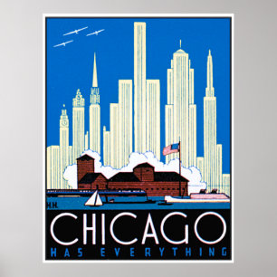 Póster Chicago tem tudo