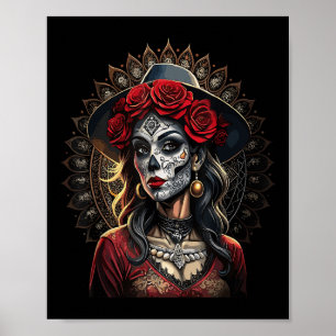 Poster Chicano Chicana La Raza Barrio Tatuagem Art Death 