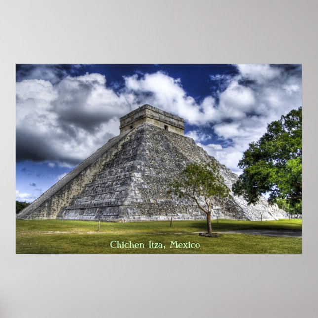 Poster Chichen Itza, México (Frente)