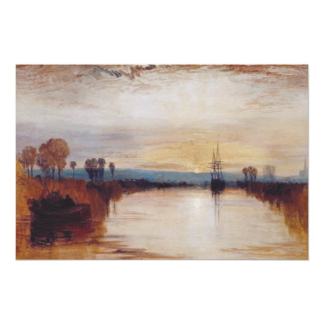 Póster Chichester Canal by Joseph William Turner (Frente)