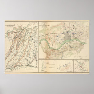 Póster Chickamauga campaign, Knoxville