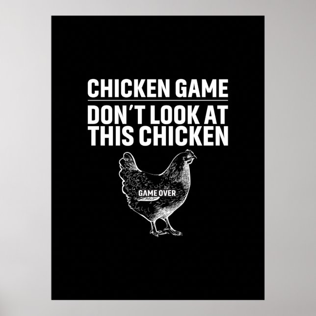 Poster Chicken Art Chicken Game (Frente)